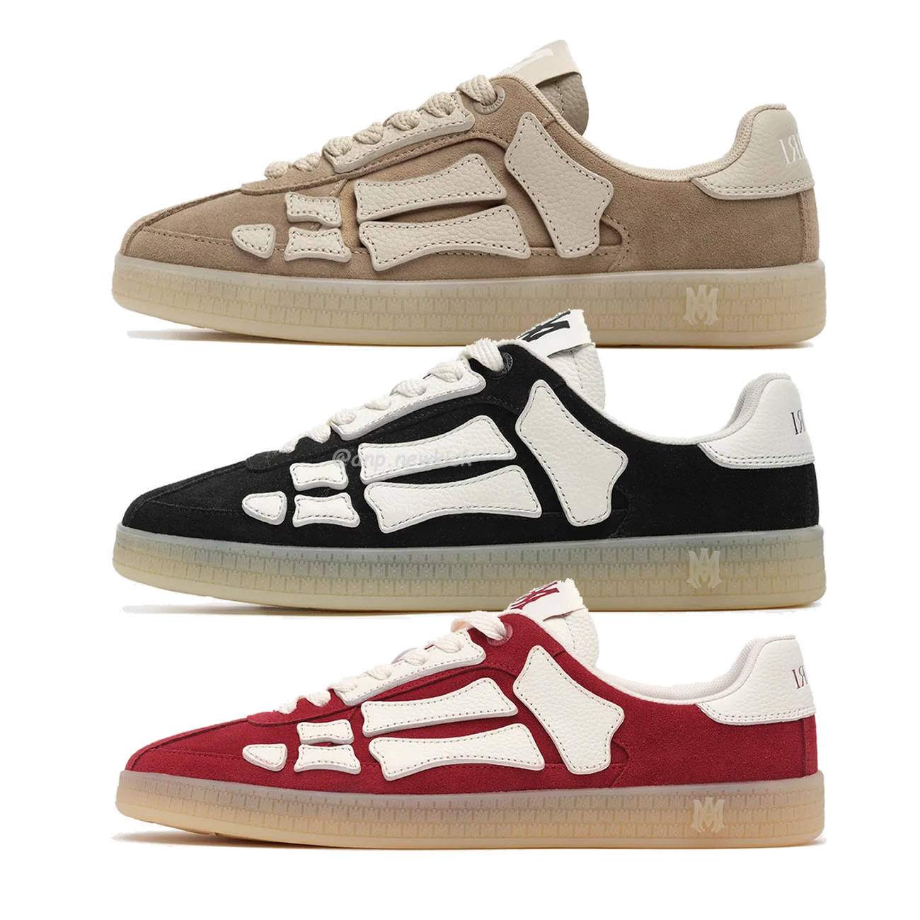 Amiri Pacific Bones Black Red Brown White (1) - newkick.app